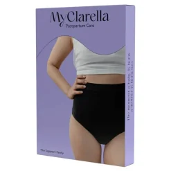 MyClarella The Support Panty Wochenbett Unterhose S schwarz, 1 St> Unterwäsche