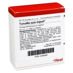 Tonsilla Suis Injeel Ampullen, 10 St