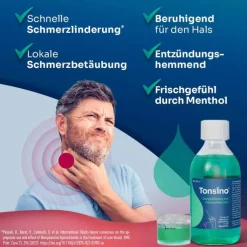 Tonsino Gurgellösung bei Halsschmerzen, 240 ml