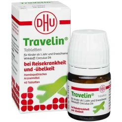 DHU Travelin® Tabletten, 40 St>Kinder C|Übelkeit & Erbrechen