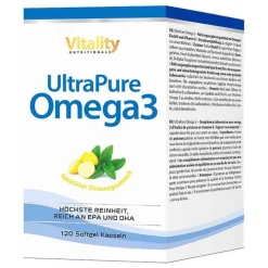 Vision Healthcare Ultrapure Omega-3 1000 mg mit 400 mg EPA + 300 mg DHA, 120 St> Omega 3 Kapseln