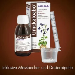 Umckaloabo ® Saft für Kinder, 120 ml>Kinder Hustensaft Kinder|Hustenlöser