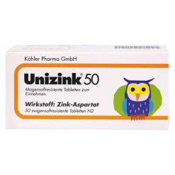 Unizink 50 Tabletten, 50 St> Zink