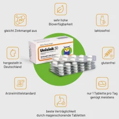 Unizink 50 Tabletten, 50 St><noscript><img width=