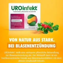Uroinfekt ® 864 mg Filmtabletten, 14 St> Blasenentzündung Medikamente