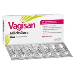 Vagisan Milchsäure Vaginalzäpfchen, 7 St> Intimpflege|Scheidenpilz Medikamente