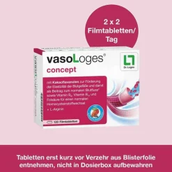 Dr. Loges Vasologes concept Filmtabletten, 240 St> Durchblutung