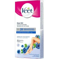 Veet Enthaarungsstreifen sensitive, 10X2 St> Enthaarung