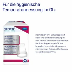 Veroval® 2 in 1 Infrarot-Fieberthermometer, 1 St