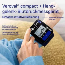 Veroval® compact + Handgelenk-Blutdruckmessgerät, 1 St