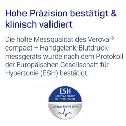 Veroval® compact + Handgelenk-Blutdruckmessgerät, 1 St