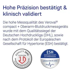 Veroval® compact + Oberarm-Blutdruckmessgerät, 1 St