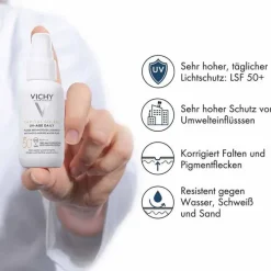 Vichy Capital Soleil UV-Age Daily LSF 50 + , 40 ml> Lsf 50+|Gesicht