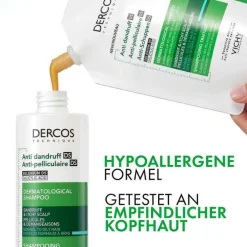 Vichy Dercos Anti-Schuppen Shampoo fettige Kopfhaut , 390 ml