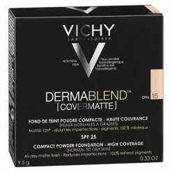 Vichy Dermablend Covermatte Puder 15, 9.5 g><noscript><img width=