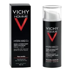 Vichy Homme Hydra Mag C + Feuchtigkeitspflege für Gesicht und Augen, 50 ml> Rasur|Pflege