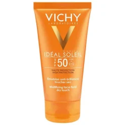 Vichy Idéal Soleil Mattierendes Sonnen-Fluid LSF 50+ für das Gesicht, 50 ml> Lsf 50+|Gesicht