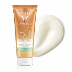 Vichy Idéal Soleil Wet Gel-Milch LSF 50, 200 ml