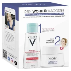 Vichy Nutrilogie reichhhaltig für extrem trockene Haut + PT Mizelle Coffret, 1 P> Trockene Haut