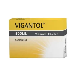 Vigantol 500 I.E. Vitamin D3 Tabletten, 100 St> Vitamin D (Colecalciferol)