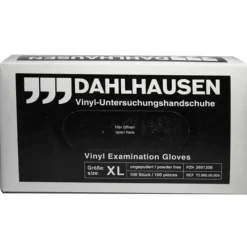 P.J.Dahlhausen Vinyl Handschuhe ungepudert Größe XL, 100 St> Vinylhandschuhe