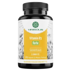 Virisolis Vitamin D3 forte 2.000 I.E. Kapseln, 180 St> Vitamin D (Colecalciferol)