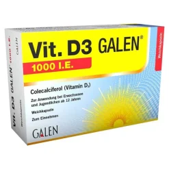 Galenpharma Vit. D3 GALEN 1000 I.E. Weichkapseln, 200 St> Vitamin D (Colecalciferol)
