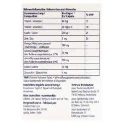 Vitalux Plus Lutein und Omega 3 Kapseln, 28 St