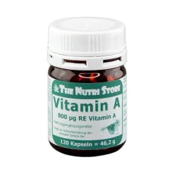 The Nutri Store Vitamin A 800 µg RE Kapseln, 120 St> Vitamin A (Retinol)