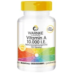 Vitamin A 10.000 I.E. Tabletten, 100 St