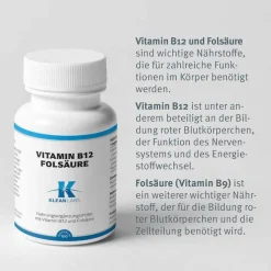 Vitamin B12 + Folsäure Kapseln, 100 St