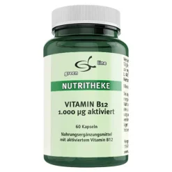 Green line Nutritheke Vitamin B12 1.000 µg aktiviert Kapseln, 60 St> Vitamin B12 (Cobalamin)