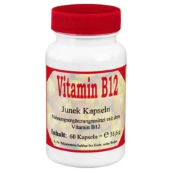 Vitamin B12 9,0 µg Junek Kapseln, 60 St> Vitamin B12 (Cobalamin)