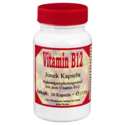 Vitamin B12 9,0 µg Junek Kapseln, 30 St> Vitamin B12 (Cobalamin)