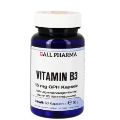 Hecht Pharma Vitamin B3 15 mg GPH Kapseln, 60 St> Vitamin B3 (Niacin)
