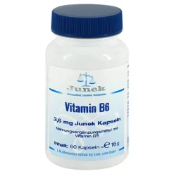 Vitamin B6 3,6 mg Junek Kapseln, 60 St> Vitamin B6 (Pyridoxin)
