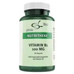 Green line Nutritheke Vitamin B1 100 mg Kapseln, 30 St> Vitamin B1 (Thiamin)