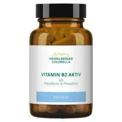 Heidelberger Chlorella Vitamin B2 Aktiv Kapseln, 60 St> Vitamin B2 (Riboflavin)