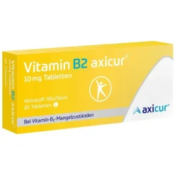 axicur Vitamin B2 ® 10 mg Tabletten, 20 St> Vitamin B2 (Riboflavin)