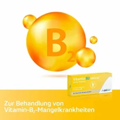 axicur Vitamin B2 ® 10 mg Tabletten, 20 St> Vitamin B2 (Riboflavin)