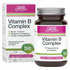 GSE Vitamin B complex Bio Tabletten, 60 St> Vitamin B Komplex