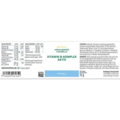 Heidelberger Chlorella Vitamin B Komplex aktiv Kapseln, 60 St> Vitamin B Komplex