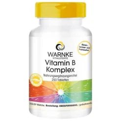 Warnke Vitamin B Komplex Tabletten, 250 St> Vitamin B Komplex