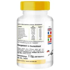 Warnke Vitamin B Komplex Tabletten, 250 St><noscript><img width=