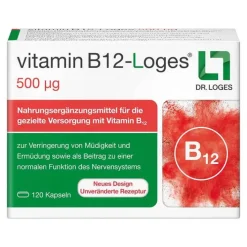 Dr. Loges Vitamin B12-Loges 500 µg Kapseln, 120 St> Vitamin B12 (Cobalamin)