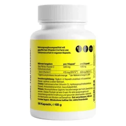 Zein Pharma Vitamin C gepuffert Kapseln, 90 St> Vitamin C (Ascorbinsäure)