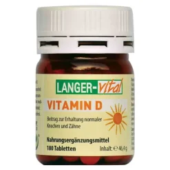 Vitamin D 12,5 µg 500 I.E. Tabletten, 180 St