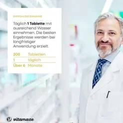 Vitamaze Vitamin D3 1.000 I.E. daily vegetarisch Tabletten, 200 St><noscript><img width=