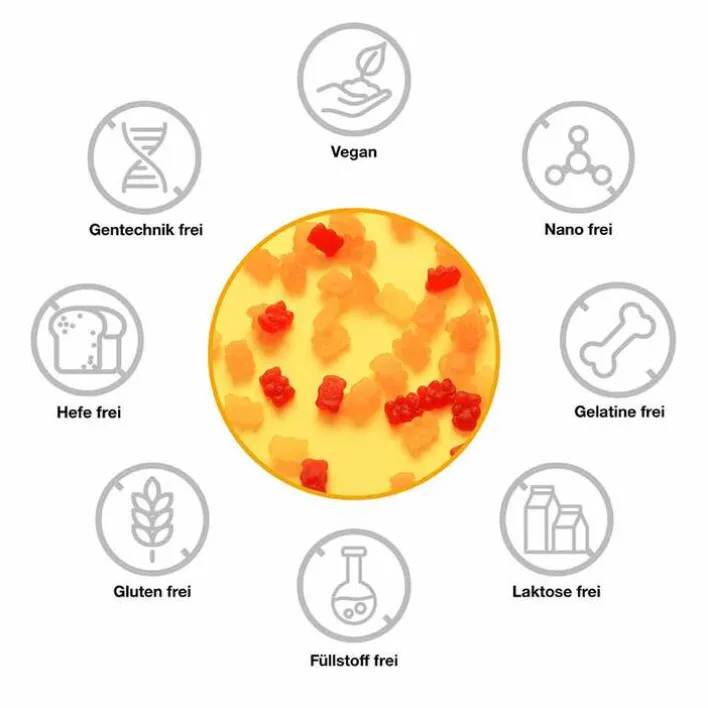 Vitabay Vitamin D3 1.000 I.E. Fruchtgummis Orange veg.Kids, 60 St> Vitamin D (Colecalciferol)