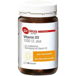 Vitamin D3 1000 I.E. plus Dr. Wolz Kapseln, 60 St